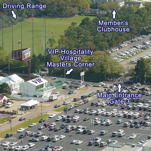 Aerial View of 1999-2007 VIP Hospitality Village        